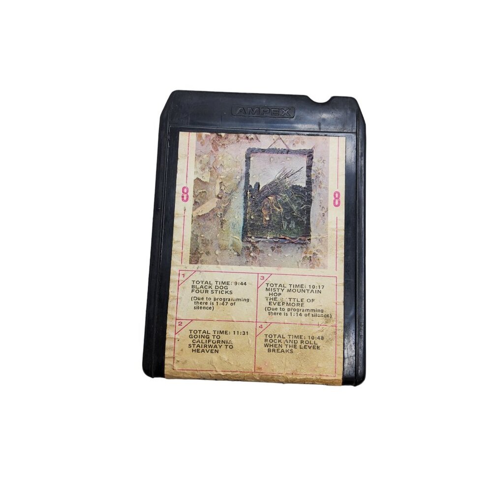 vintage ampex 1970s led zepplin stairway to heaven 8-track